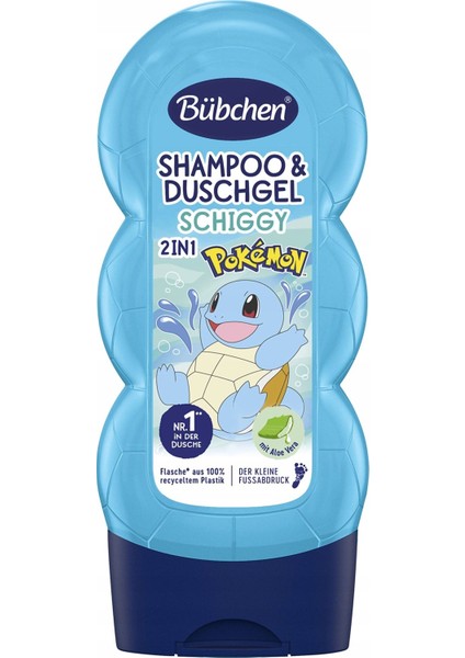 Çocuk Şampuan&Duş Jeli 2 in 1 Pokemon Schiggy 230 ml fiyatları