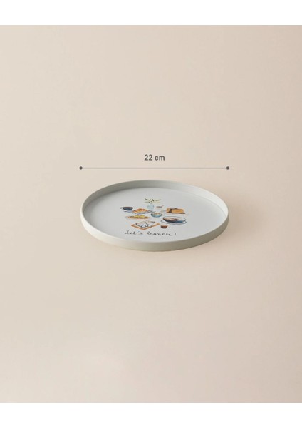 Blanch Yuvarlak Sunum Tepsi - Renkli modelleri