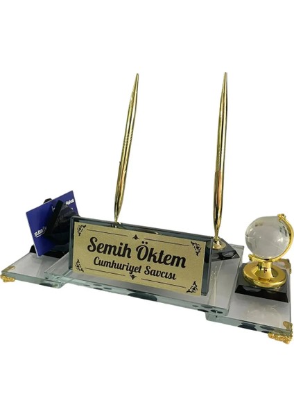 Kişiye Özel Lüks Kristal Masa Isimliği Adr-02