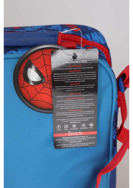 LİSANSLI SPIDERMAN ANAOKULU, BESLENME VE KALEM ÇANTASI 3'LÜSÜ VE 500 ML TRITAN MATARA SETİ