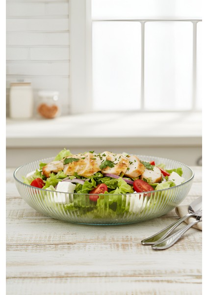 Paris Cam Salata Kasesi 30 cm – Şık ve Dayanıklı Servis Kasesi