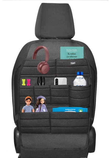 Ecolux Serisi Taytüyü Araba Oto Koltuk Arkası Eşya Düzenleyici Araç Içi Organizer Siyah fırsatları