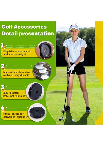 2pcs Odyssey Aı Için Yeni Uygulanabilir Golf Kulübü One Yapay Zeka Putter Kilo Bloğu Yasal Kodu (10G) (Yurt Dışından) indirimleri