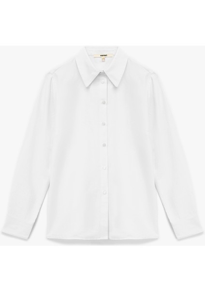 Regular Fit Düğmeli Uzun Kollu Klasik Yaka Gömlek modelleri