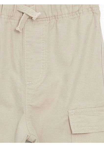 Lcw Kids Bej Beli Lastikli Basic Gabardin Erkek Çocuk Pantolon fırsatları