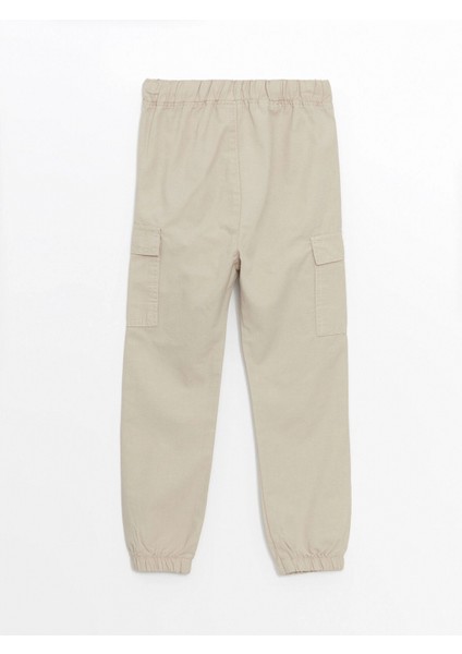 Lcw Kids Bej Beli Lastikli Basic Gabardin Erkek Çocuk Pantolon indirimleri