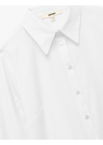 Regular Fit Düğmeli Uzun Kollu Klasik Yaka Gömlek indirimleri