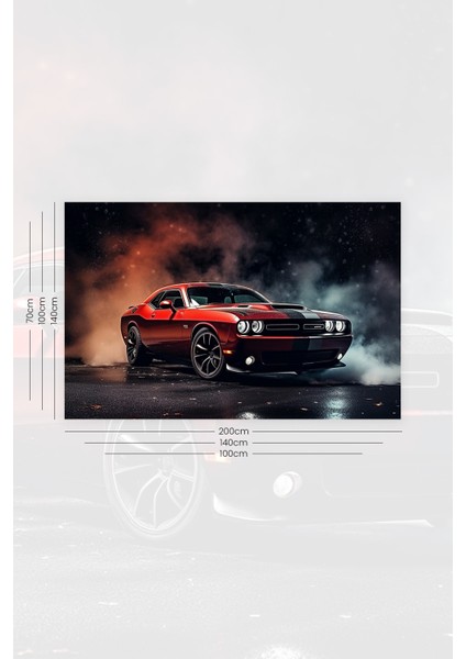 Efsane Araba Desenli Duvar Halısı Duvar Örtüsü Tapestry Süet Dokulu Kumaş fiyatları