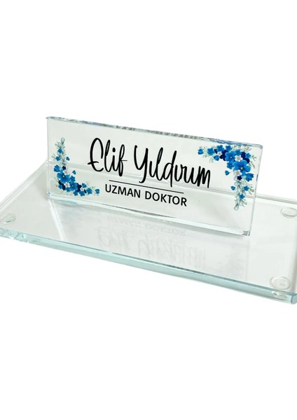 Kişiye Özel Kristal Masa Isimliği Uv Baskılı Cw-3 fiyatları