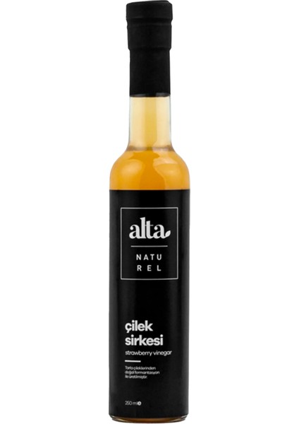 Doğal Fermantasyon Çilek Sirkesi 250 ml