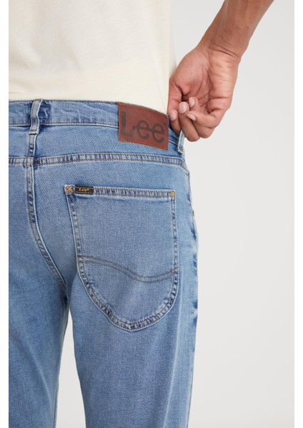Luke Slim Fit Dar Kesim Mavi Erkek Jean Pantolon