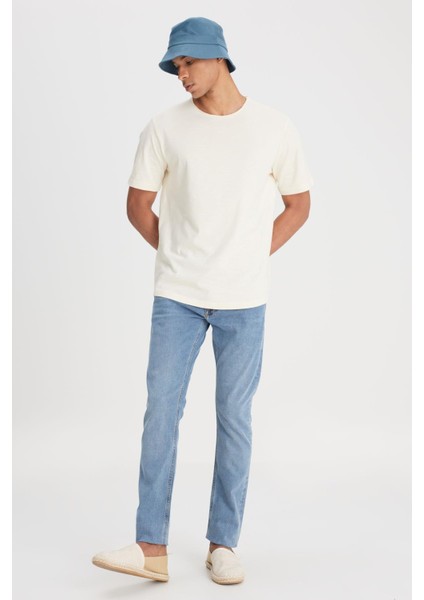 Luke Slim Fit Dar Kesim Mavi Erkek Jean Pantolon