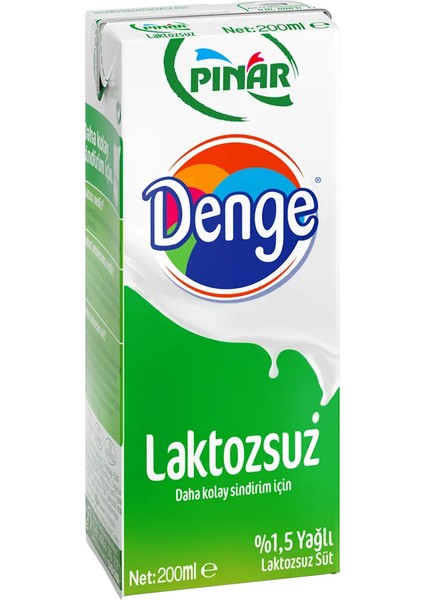 Denge Laktozsuz Süt 200 ml x 27 Adet