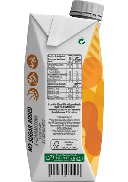 Yer Fıstıklı ve Muz Aromalı Protein Süt 500 ml x 12 Adet fırsatları