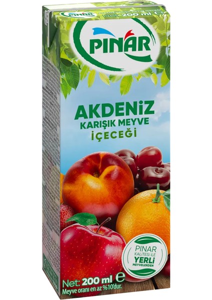 Meyveli Içecek Akdeniz 200 ml x 27 Adet
