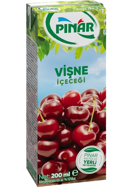 Meyveli Içecek Vişne 200 ml x 27 Adet