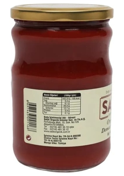 Domates Salçası 650 g – Türkiye Menşeli, Katkısız ve Vitamin-Mineral Açısından Zengin Süzme fırsatları