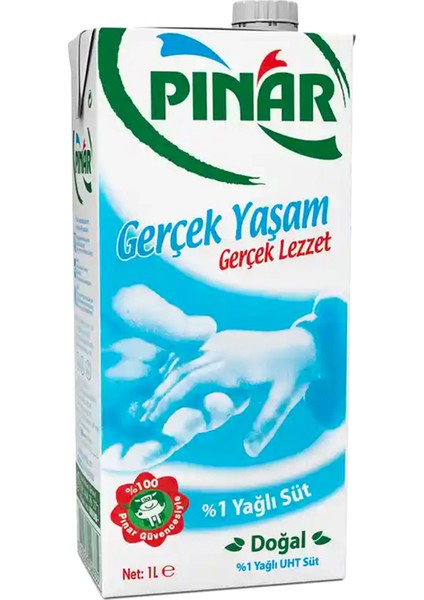 %1 Yağlı Süt 1 Lt x 12 Adet