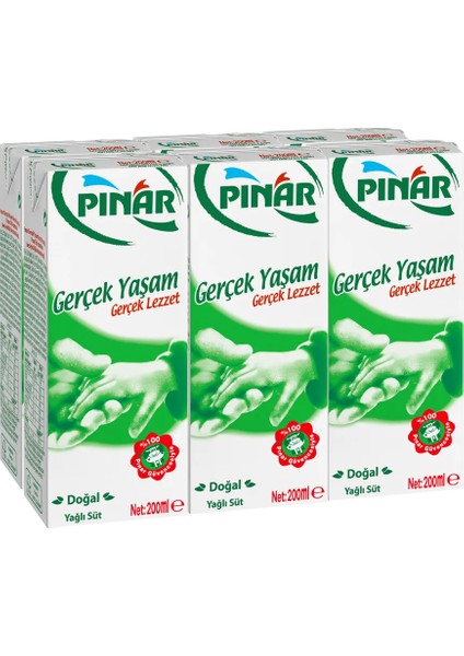 Yağlı Süt 6x200 ml