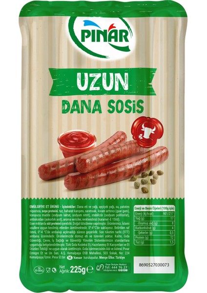 Doyum Uzun Sosis 240 Gr