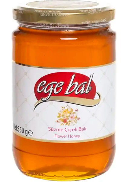 Süzme Çiçek Balı Cam Kavanoz 850 G