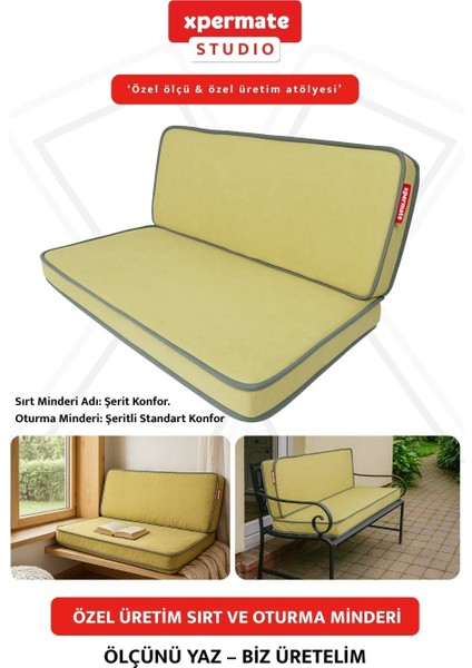 Özel Ölçü Palet Minderi Bahçe Iç ve Dış Mekan Minder Koltuk Minder 40X150 45X155 50X160 fiyatları