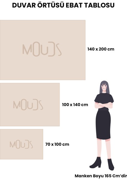 Doğanın Sükuneti Desenli Duvar Halısı Duvar Örtüsü Tapestry Süet Dokulu Kumaş indirimleri