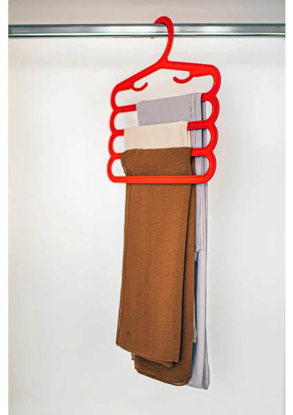 4 Adet Pantolon Eşarp Şal Askısı Çoklu Askı Dekoratif Askı 4 Katlı modelleri