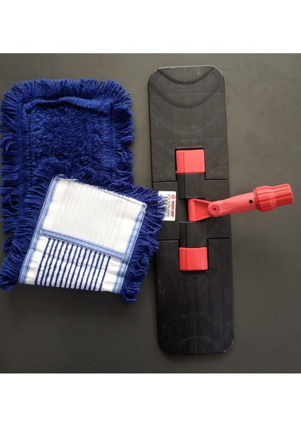 Kat Kesik Mop Doba,Aparat Yakto Kat Kesik Mop ve Çift Tuşlu Mop Aparatı (50 Cm)