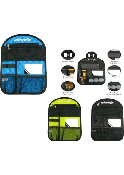 Wosofe Golf Sepeti Çantası Çok Fonksiyonlu Depolama Çantası Taşınabilir Taşınabilir Kurs Aksesuarları Çanta Büyük Kapasiteli Top Boya Çantası Çapraz Sınır Mavi (Yurt Dışından) fırsatları