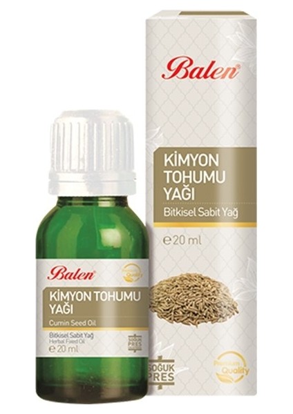 Kimyon Tohumu Yağı 20 ml (%100 Saf Soğuk Pres)