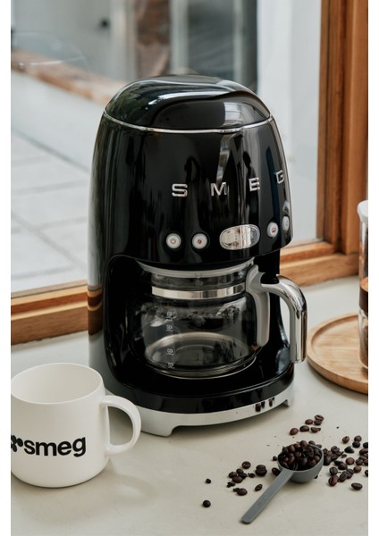 50 Style Retro Siyah Filtre Kahve Makinesi DCF02BLEU fiyatları