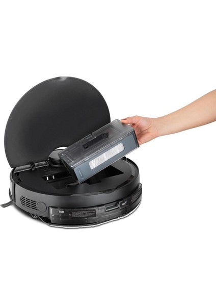 Robert RS 780 Akıllı Robot Süpürge – Titreşimli Mop, Güçlü Emiş, Telefonla Kontrol, Halı ve Sert Zeminler için Uygun