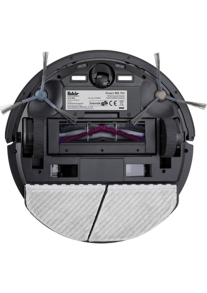 Robert RS 780 Akıllı Robot Süpürge – Titreşimli Mop, Güçlü Emiş, Telefonla Kontrol, Halı ve Sert Zeminler için Uygun