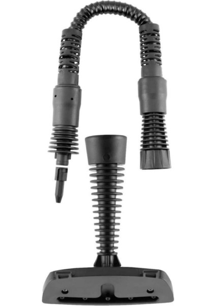 DF-A001 El Tipi 1000W Çok Fonksiyonlu Buharlı Temizleyici, Sert Fırça, Cam Sileceği ve Hortumlu, Sarı – Ev ve Ofis İçin