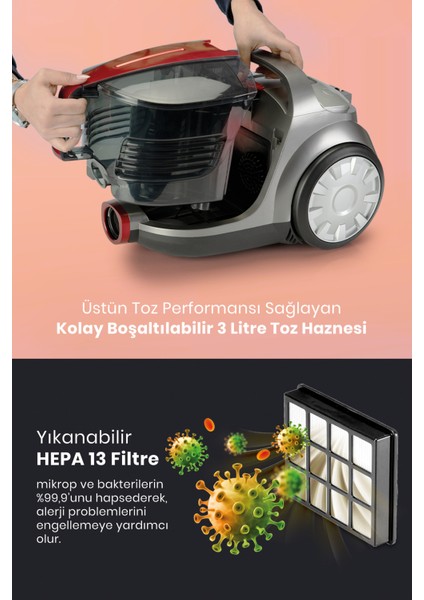 Megaline Antrasit 32 Parça Elektrikli Mutfak Çeyiz Seti – Yeni Evliler için Avantajlı Paket