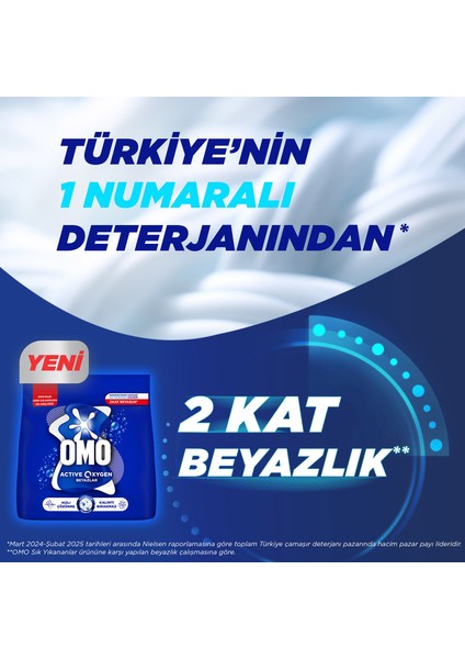 Active Oxygen Beyaz Çamaşırlar İçin Toz Deterjanı 1.2 KG