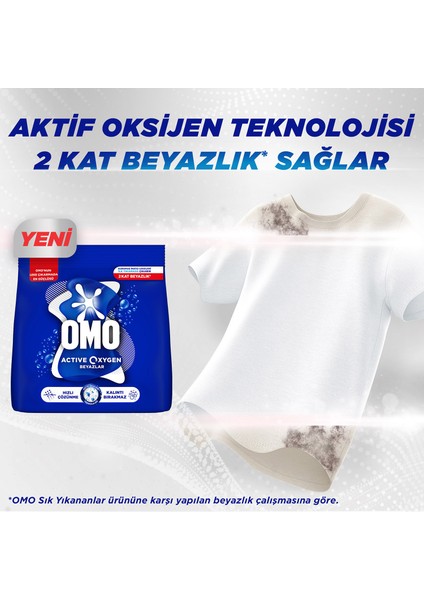 Active Oxygen Beyaz Çamaşırlar İçin Toz Deterjanı 1.2 KG