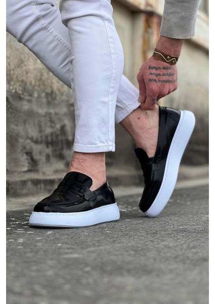 Siyah Rugan Erkek Casual Ayakkabı modelleri