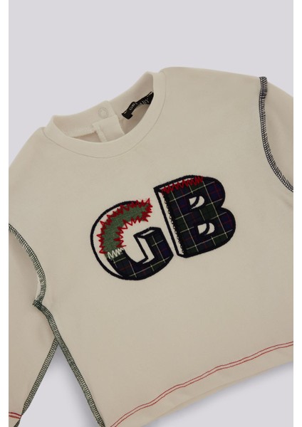 Bg Store Erkek Bebek Beyaz Eşofman Üstü fiyatları