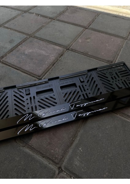 Kişiye Özel Lazer Kesim Pleksi Plakalık İMZA MODELİ