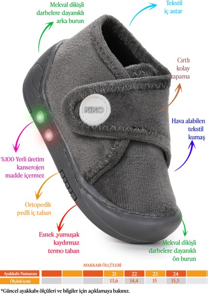 Petri Günlük Işıklı Erkek Bebek Ev Okul Kreş Panduf fiyatları