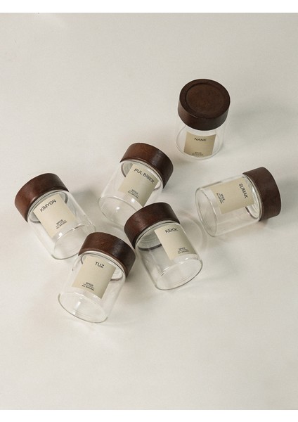 Carle 6'lı Akasya Baharatlık Seti (240 Ml) modelleri