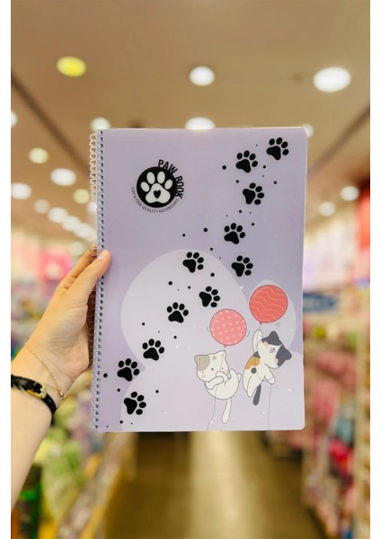 Gıpta Pati Tasarımlı Kareli Defter - 80 Yp.