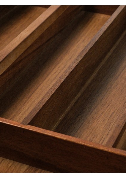 Orla Açılabilir Akasya Çekmece / Kaşıklık Düzenleyici