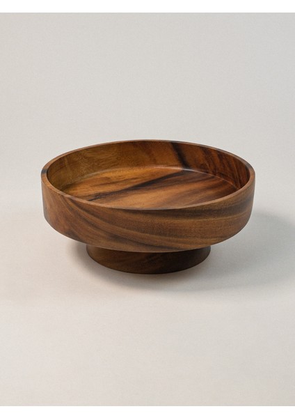 Nalora Ayaklı Akasya Sunumluk (25 Cm) fiyatları