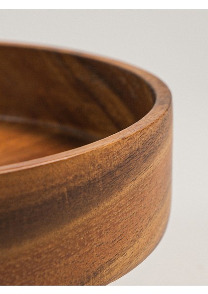 Nalora Ayaklı Akasya Sunumluk (25 Cm) modelleri