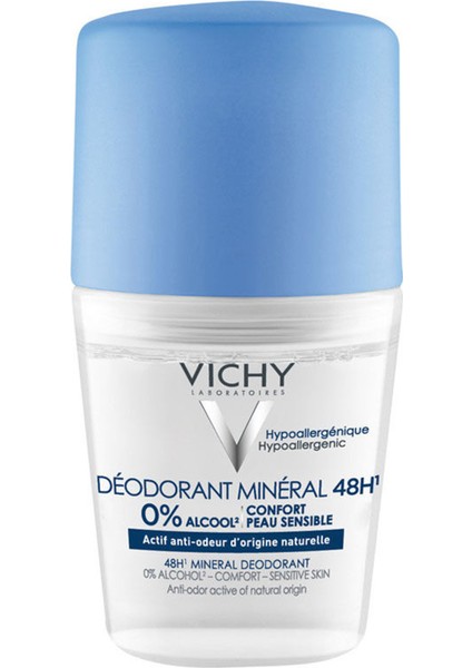 Mineral Unisex Roll-on Deodorant 50 ml – Pudrasız, Alkol İçermeyen, Hipoalerjenik, 48 Saat Koruma modelleri
