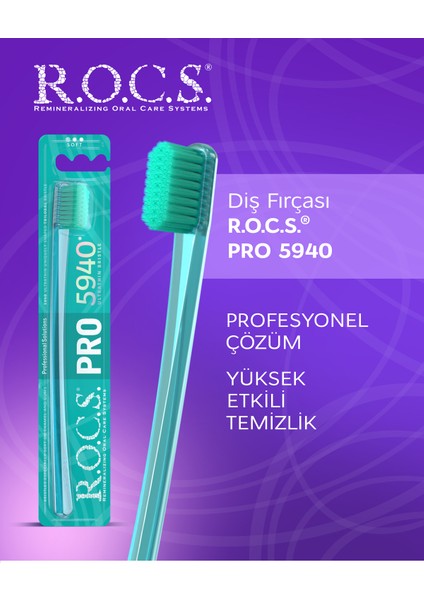 Pro 5940 Ultra Soft Mor Diş Fırçası – Ekstra Yumuşak Kıllı, Hassas Diş ve Diş Eti İçin, Tekli Paket fiyatları