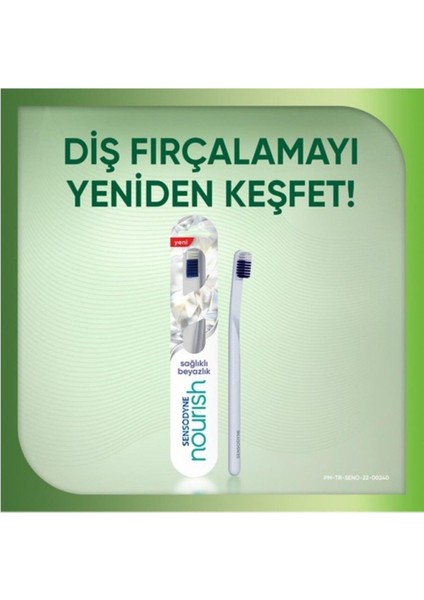 Nourish Sağlıklı Beyazlık Diş Fırçası – Yumuşak Kıllı, Leke Giderici ve Çevre Dostu, 1 Adet modelleri